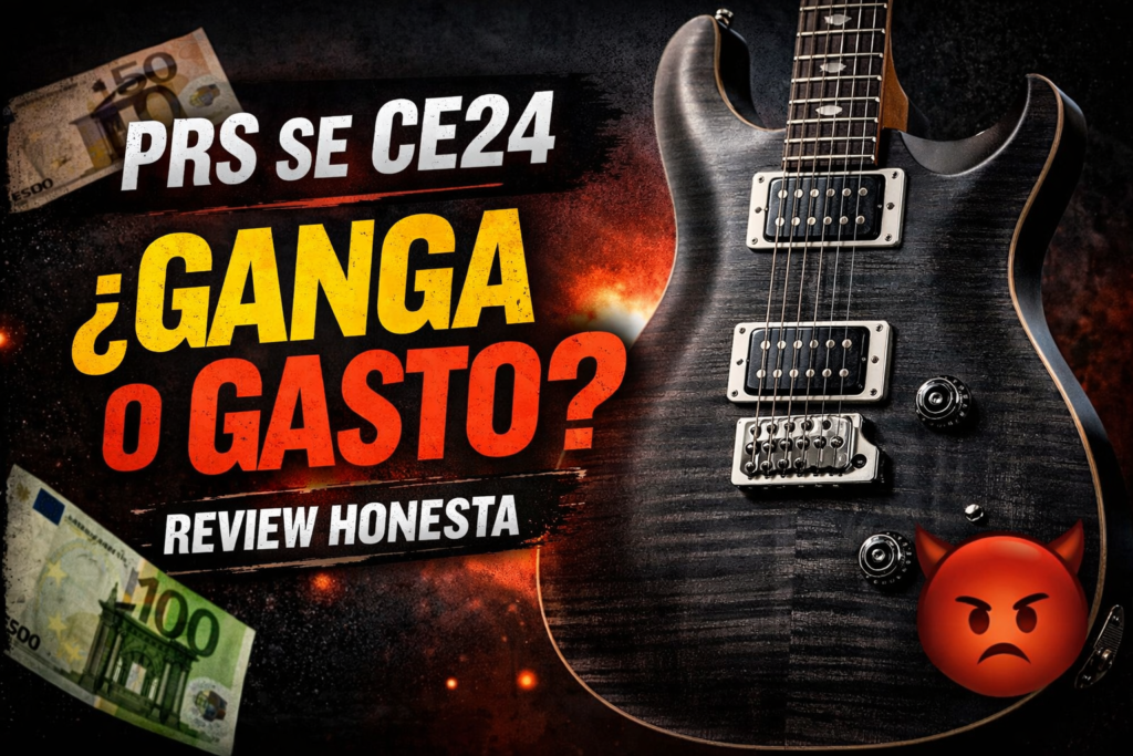 PRS SE CE24 guitarra eléctrica versátil para metal y rock moderno